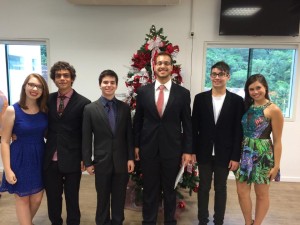 Membros da primeira gestão do CAEMA